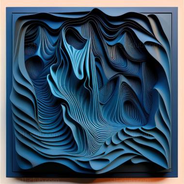 3D model Shades of Blue series (STL)